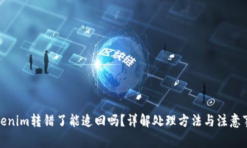 Tokenim转错了能追回吗?详解处理方法与注意事项
